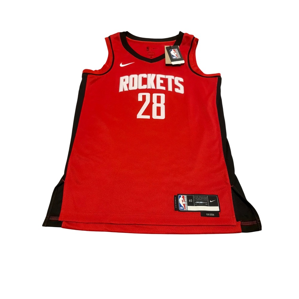 Nike Houston Rockets Alperen Sengun #28 Icon Edition Jersey Red Mens Small